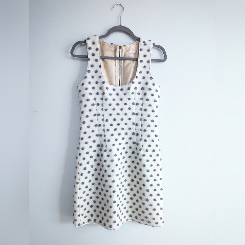 Calypso St. Barth Wool Polka Dot Dress w/ Silk Slip NWOT